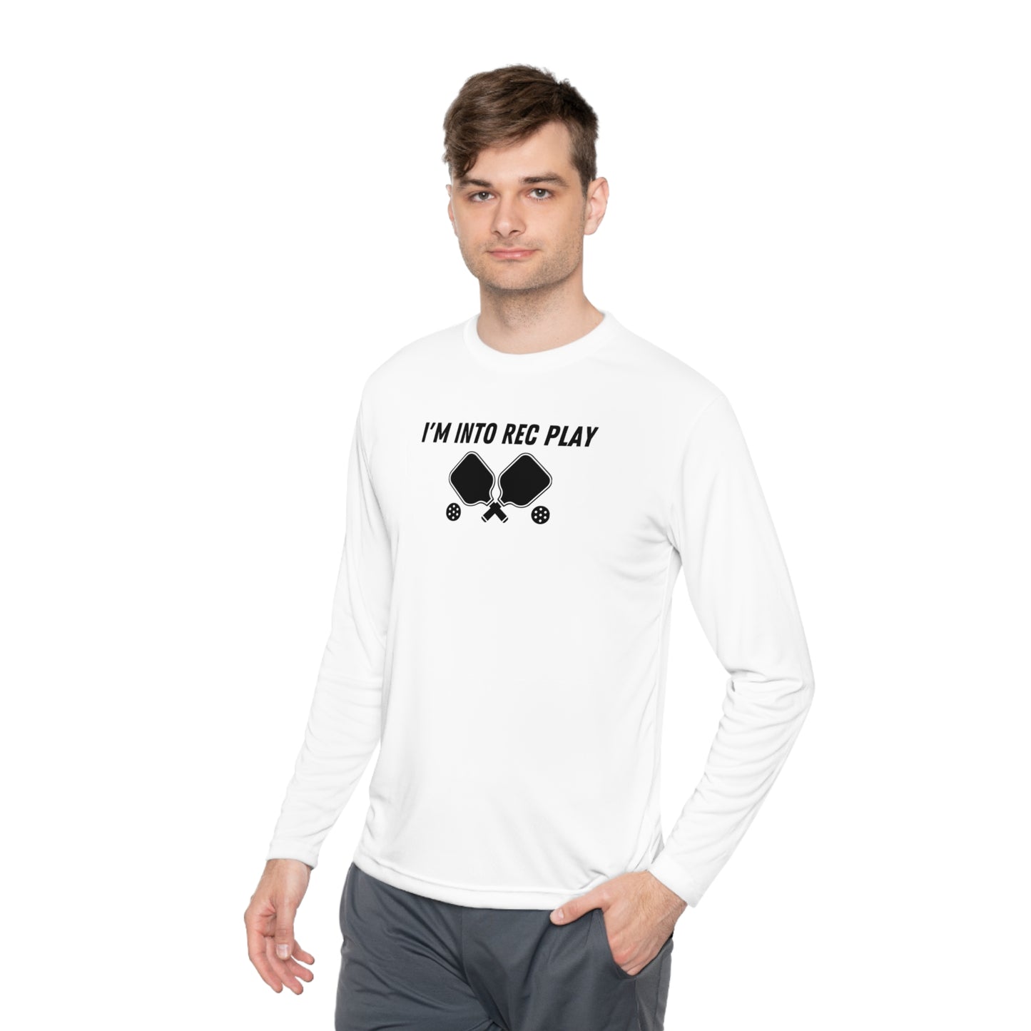 I'm Into Rec Play Unisex Lightweight Long Sleeve Tee (UPF 40)