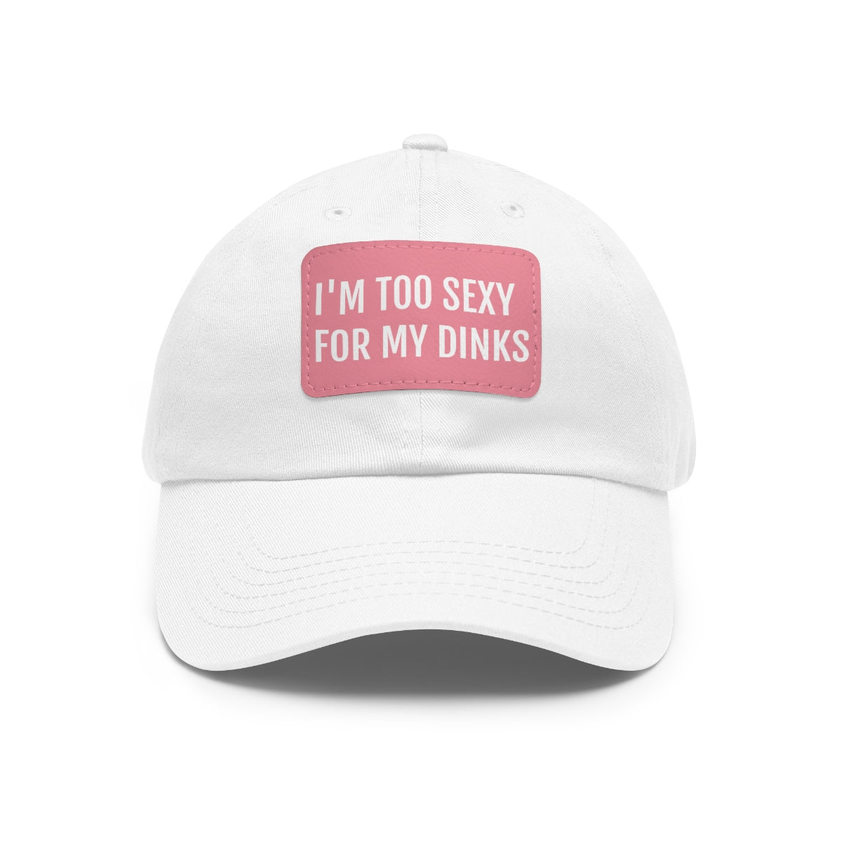 I'm Too Sexy Hat with Leather Patch