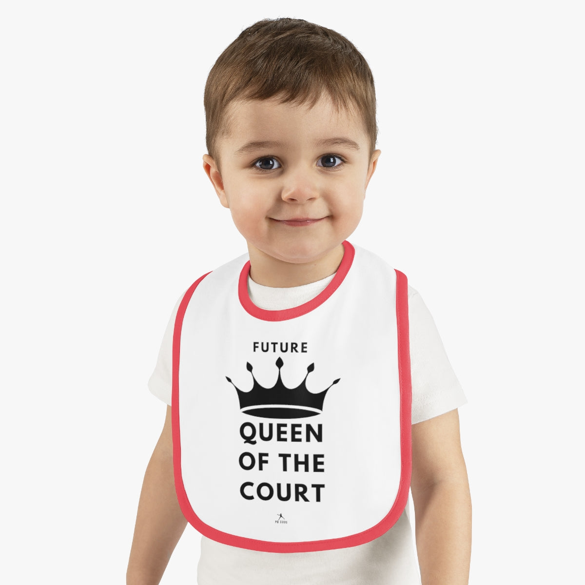 Queen of the Court Baby Bib