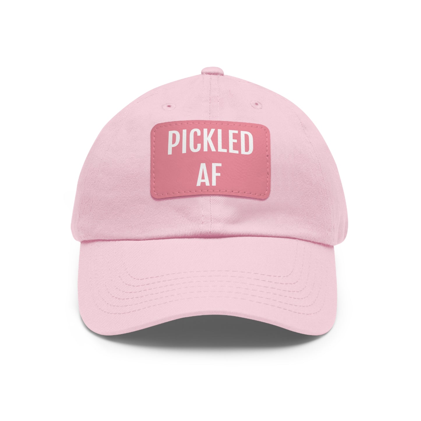 Pickled AF Hat with Leather Patch