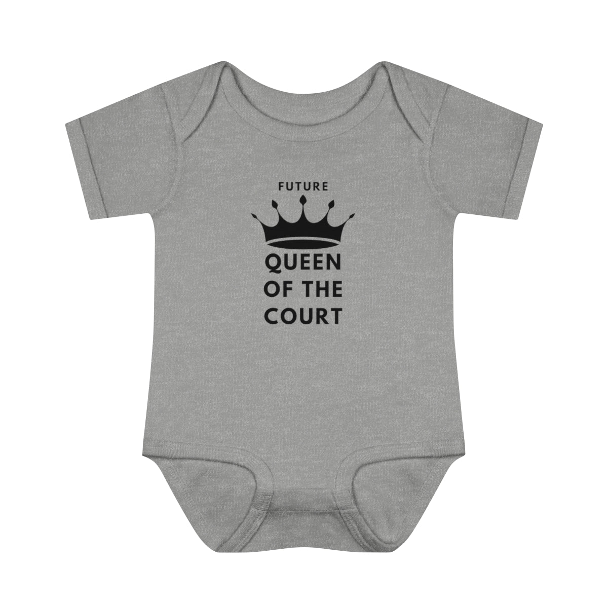 Queen of the Court Infant Baby Rib Bodysuit