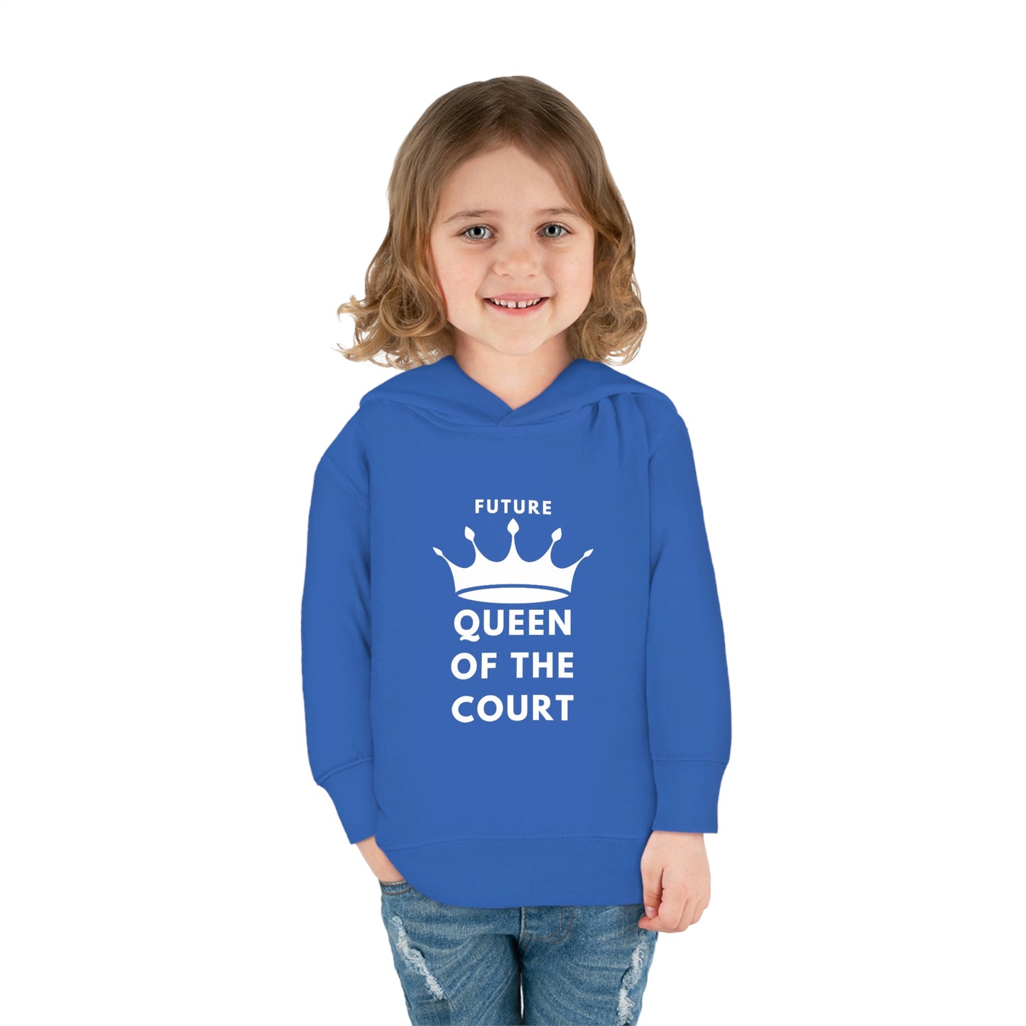 Queen of the Court Toddler Pullover Fleece Hoodie