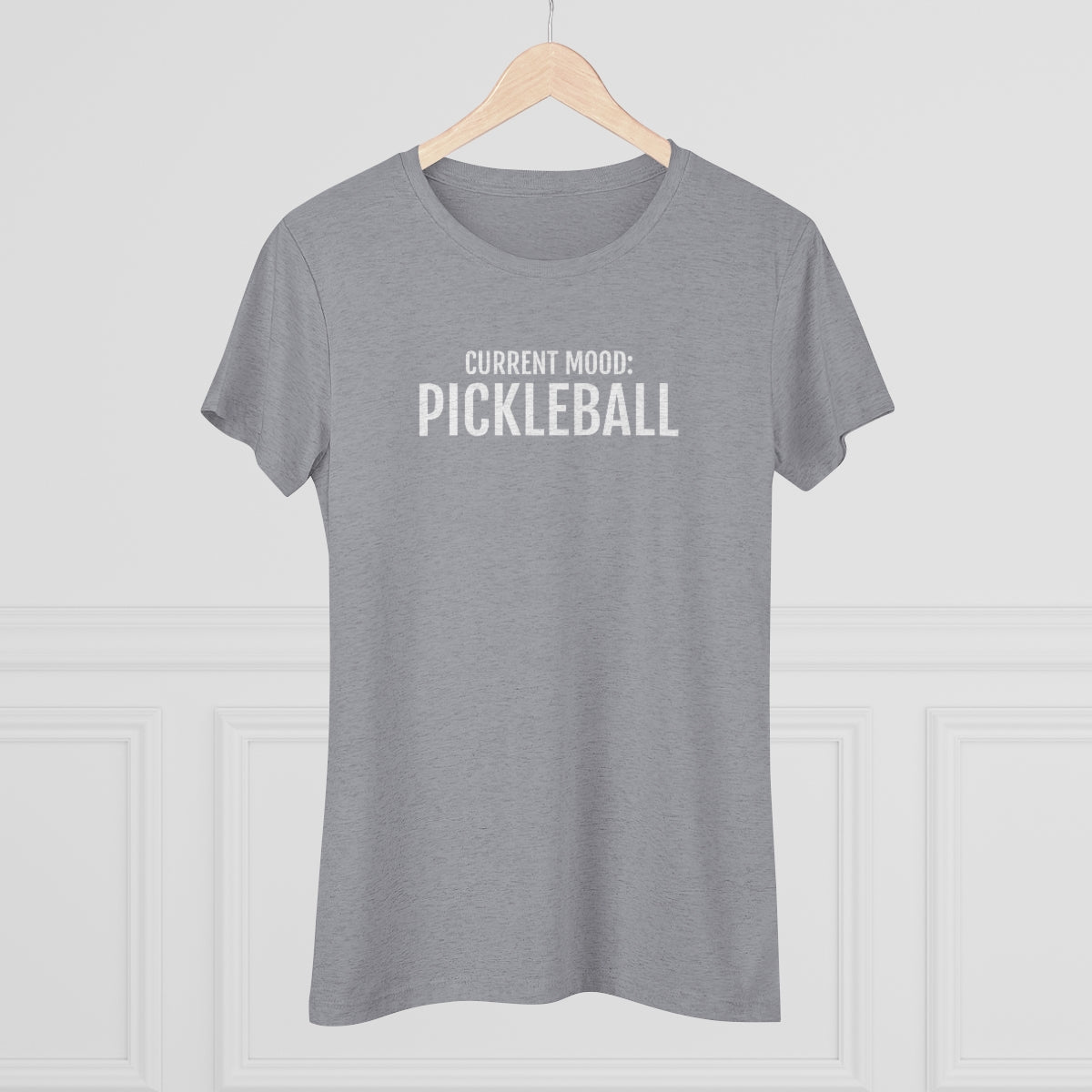 Current Mood: Pickleball Women's Triblend Tee