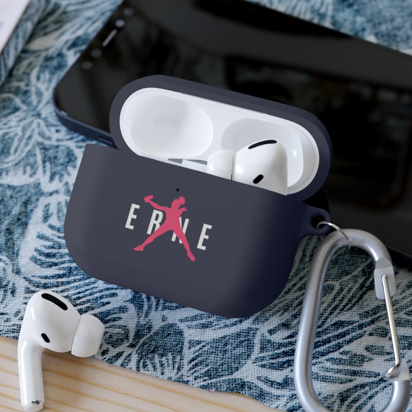 ERNE AirPods and AirPods Pro Case Cover (Black, Navy, Mint)