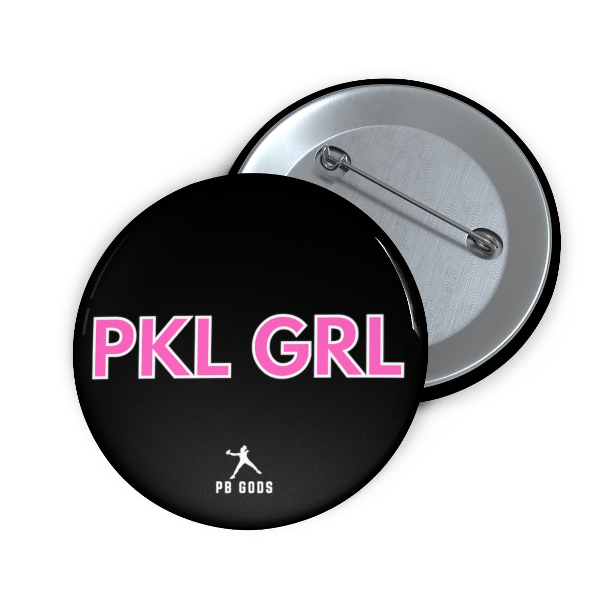 PKL GIRL Pin Button (Black/Pink)