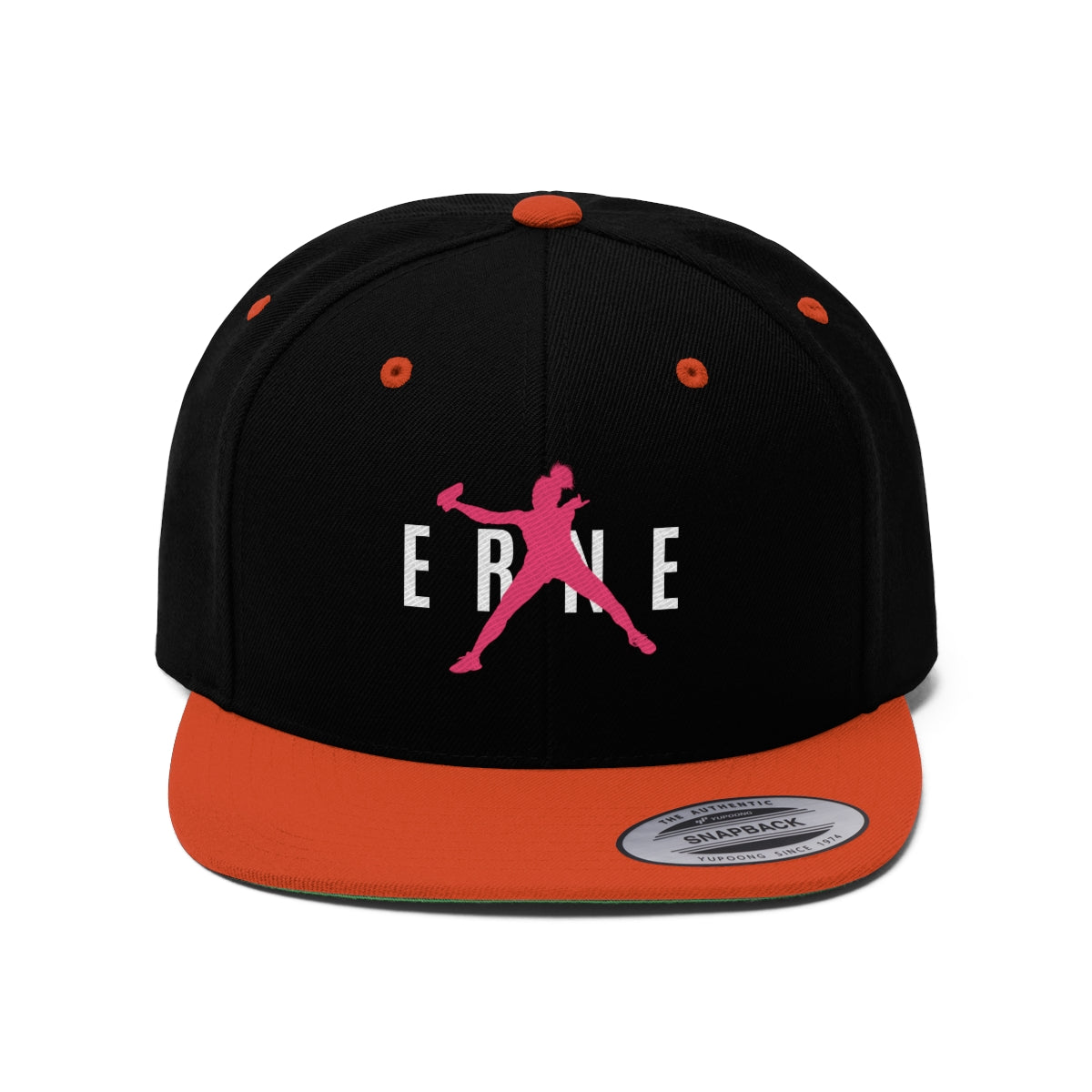 ERNE Flat Brim Snapback Hat