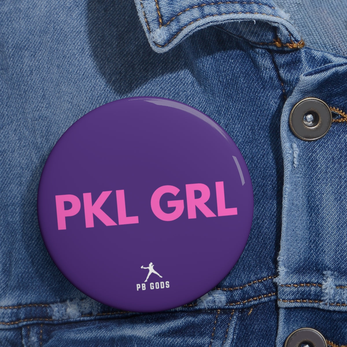 PKL GIRL Pin Button