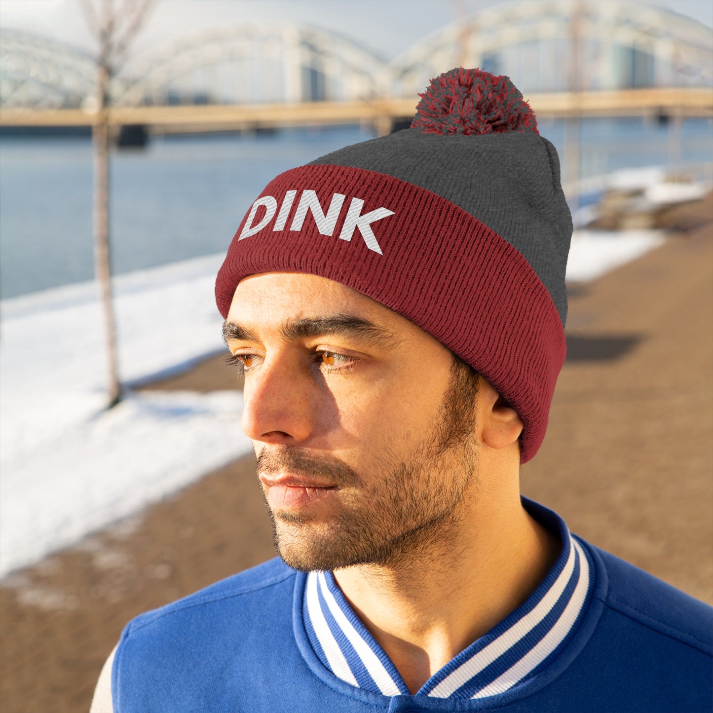 DINK Pom Pom Beanie