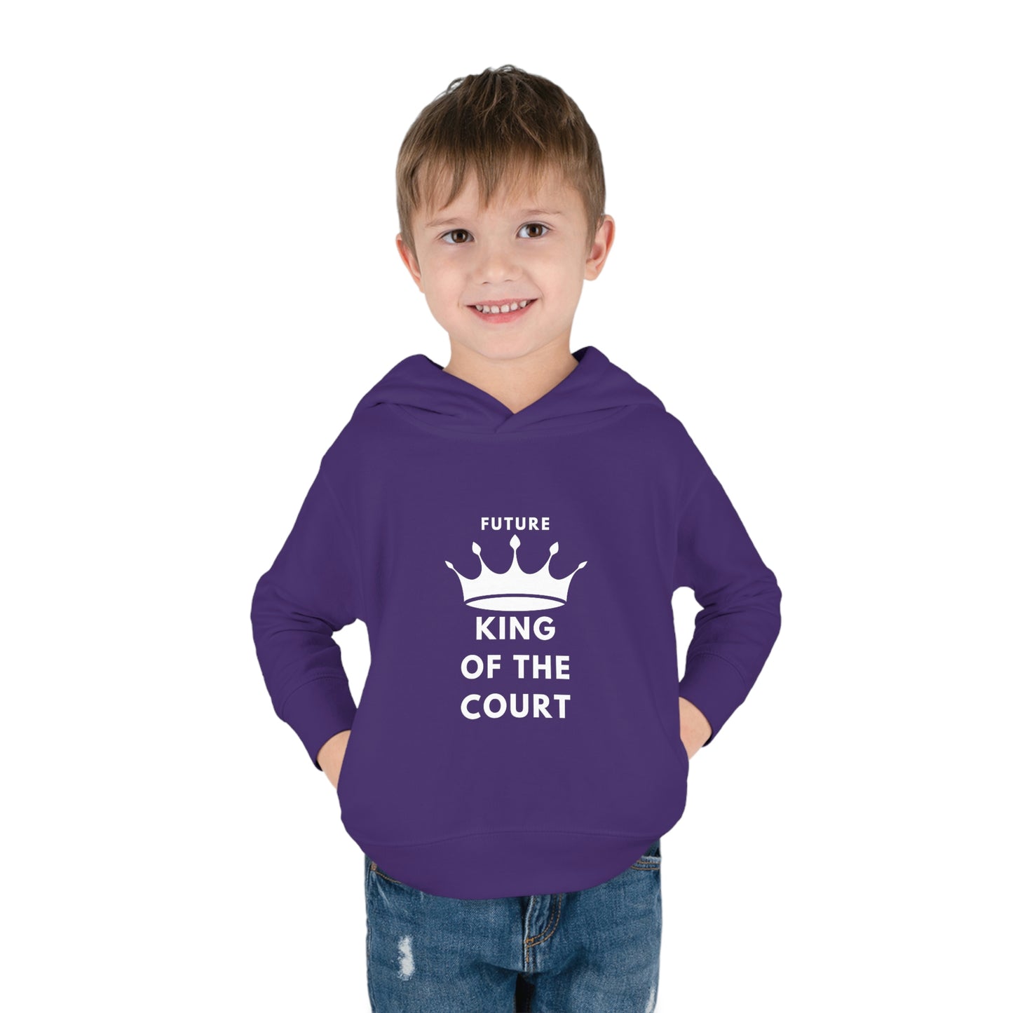 King of the Court Toddler Pullover Fleece Hoodie