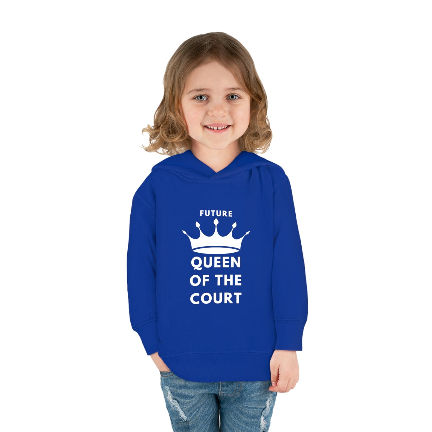 Queen of the Court Toddler Pullover Fleece Hoodie