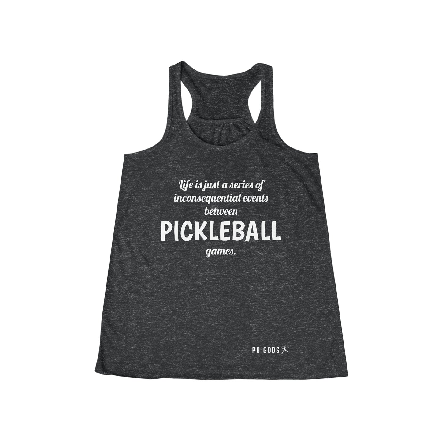 Inconsequential Events Between Pickleball Women's Flowy Racerback Tank