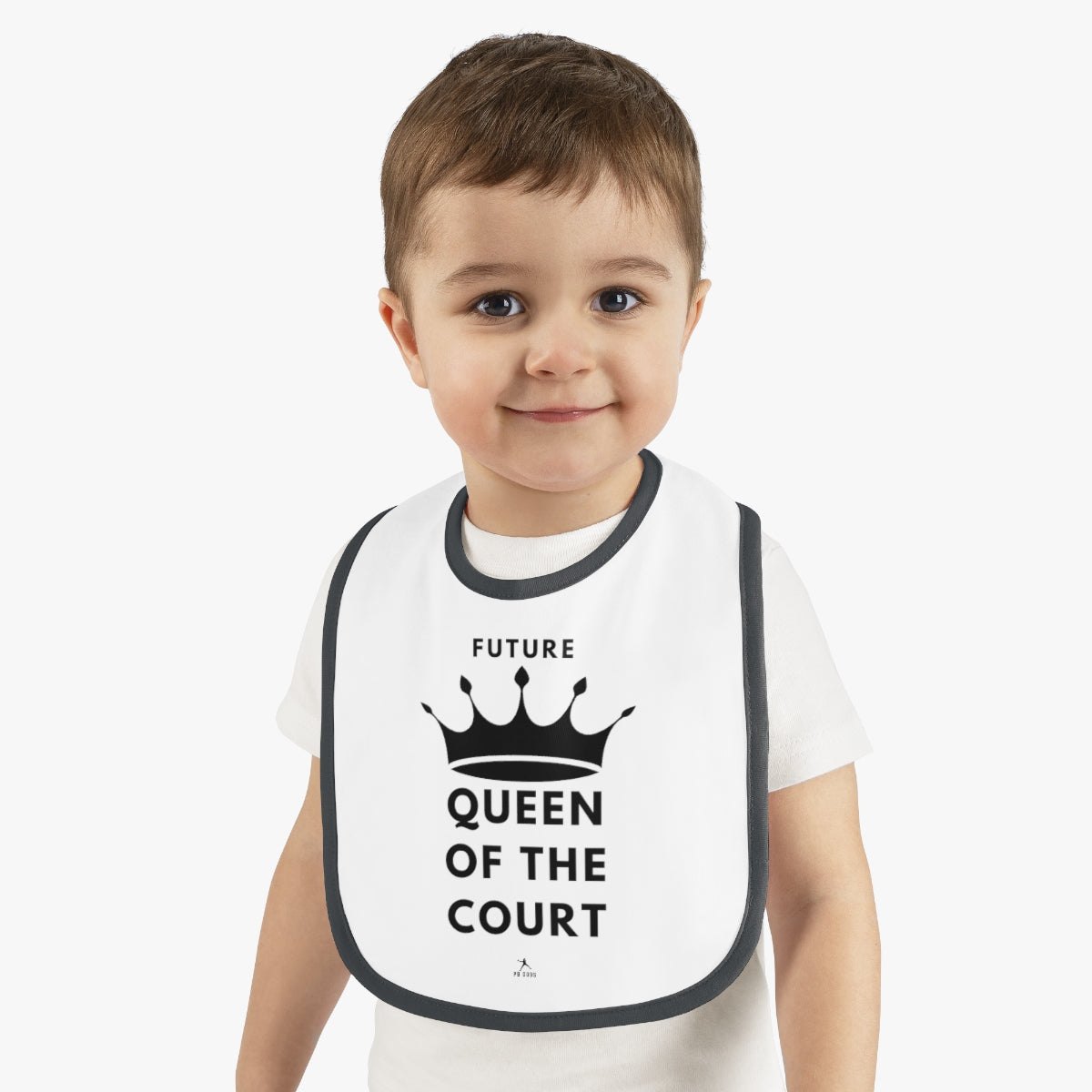 Queen of the Court Baby Bib