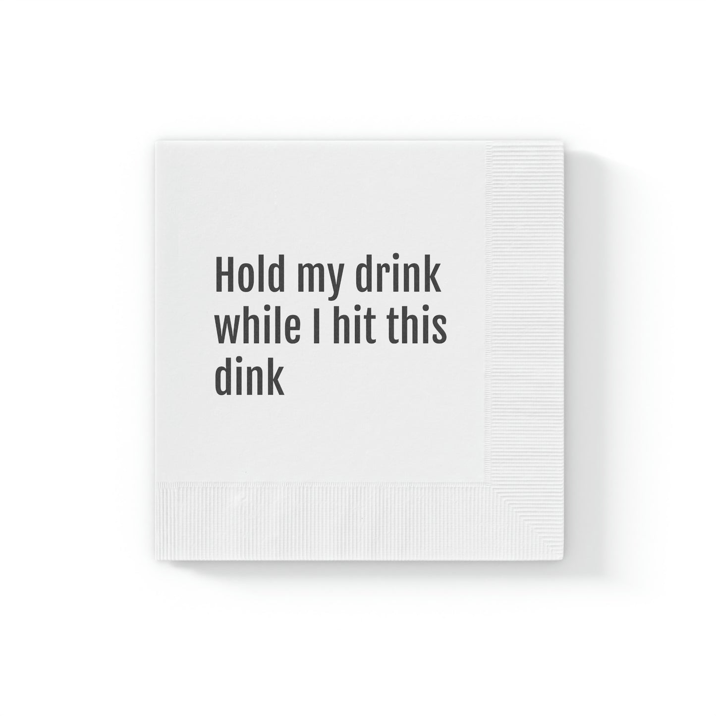 Pickleball Cocktail Napkins - Hold my Beer