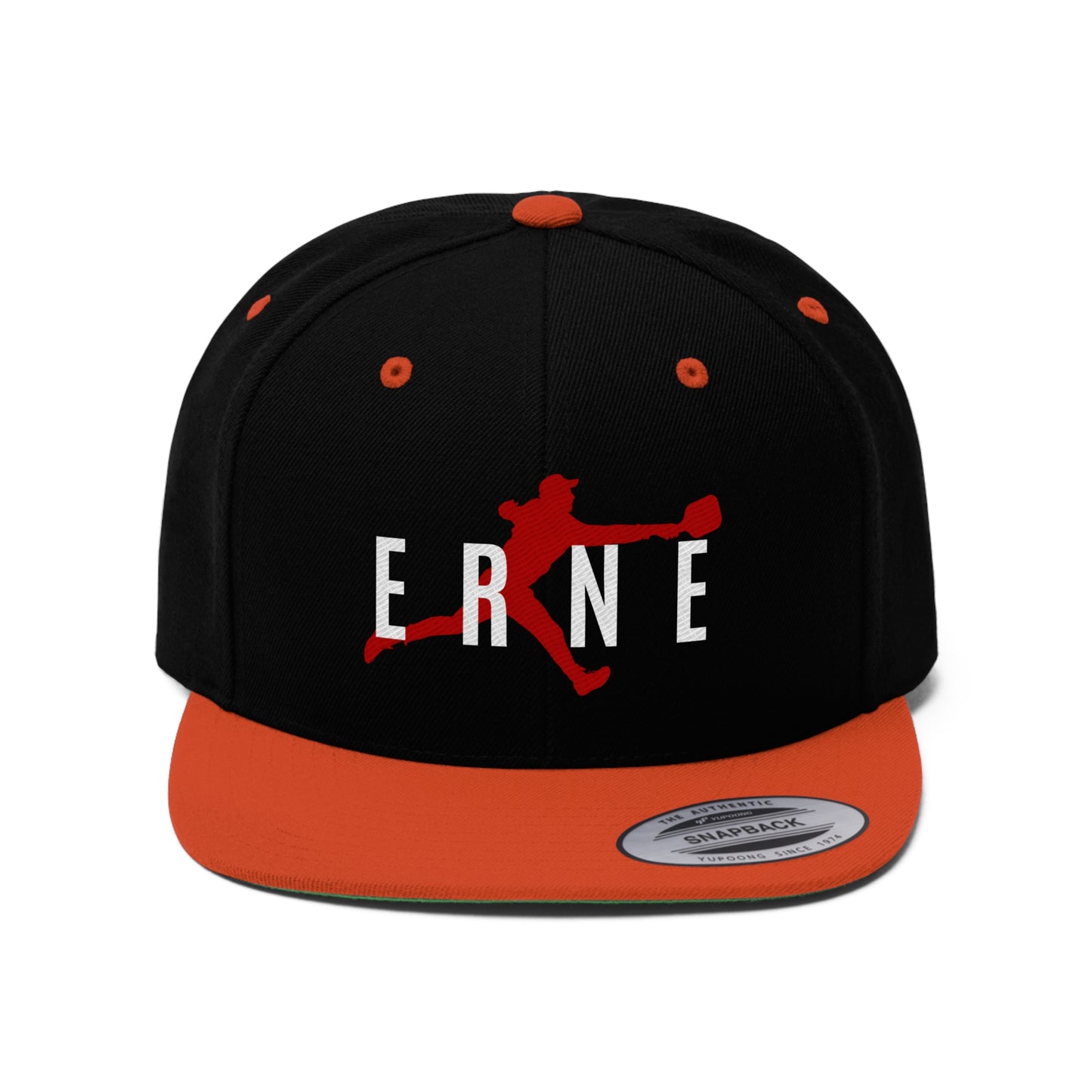 ERNE Dude Flat Brim Snapback Hat