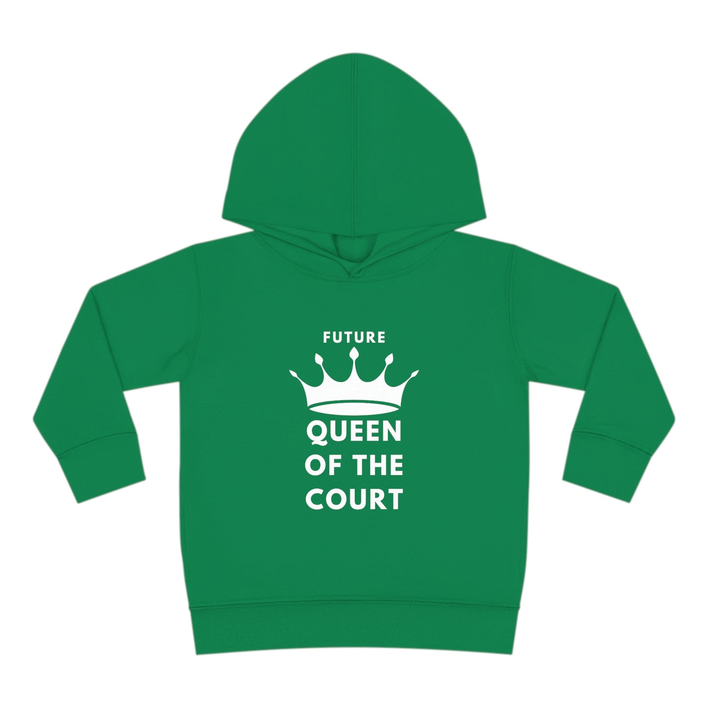 Queen of the Court Toddler Pullover Fleece Hoodie