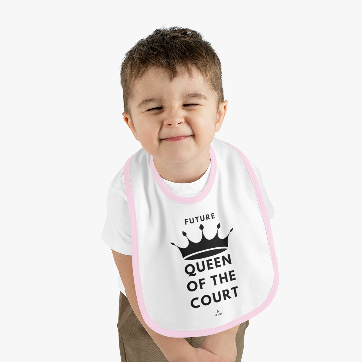 Queen of the Court Baby Bib