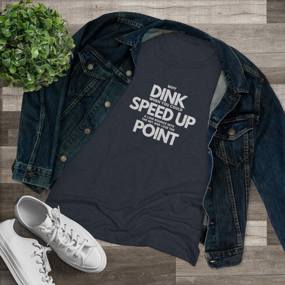 Dink, Speed, Point Women's Triblend Tee