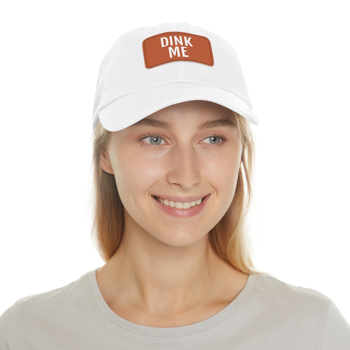 Dink Me Hat with Leather Patch