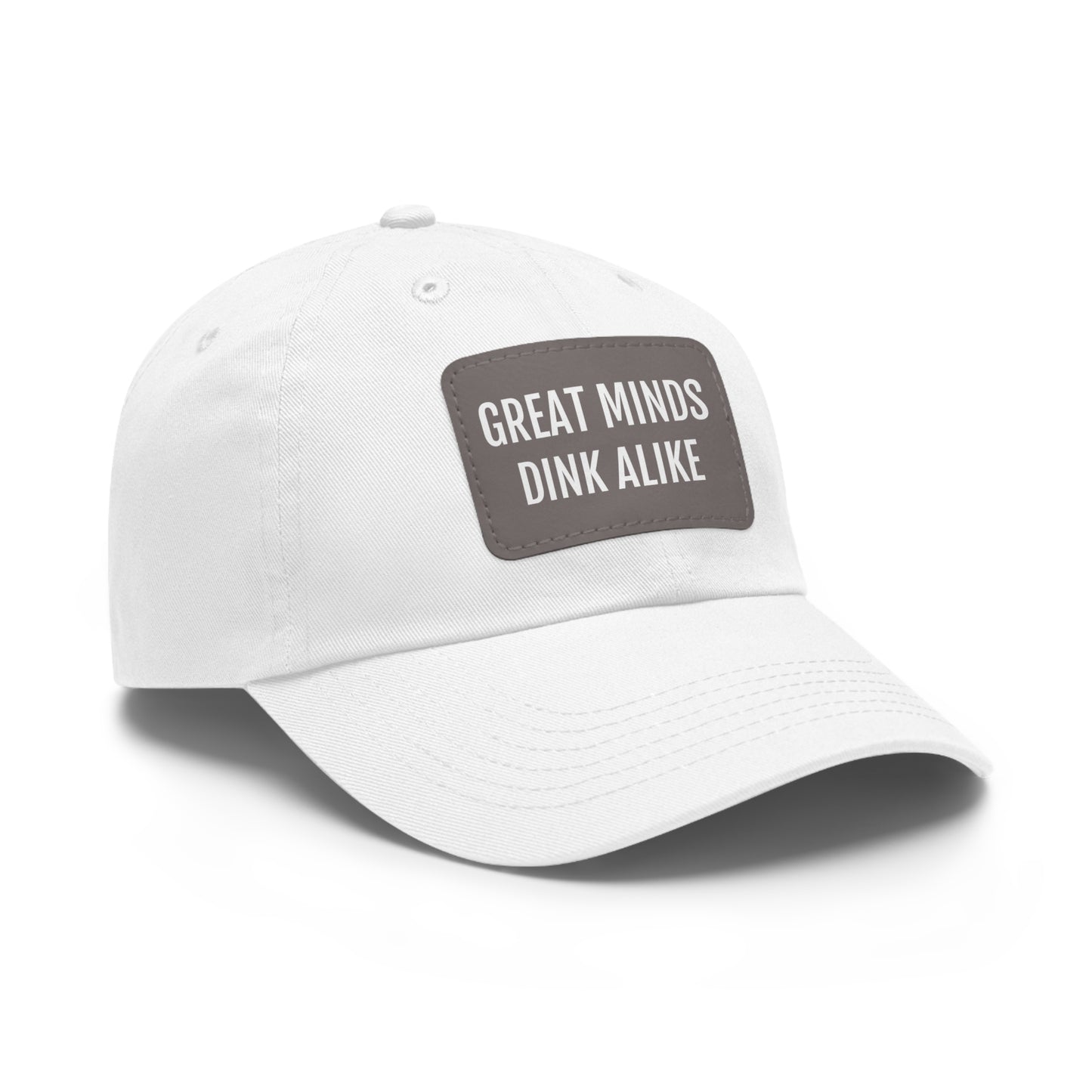 Great Minds Dink Alike Hat with Leather Patch