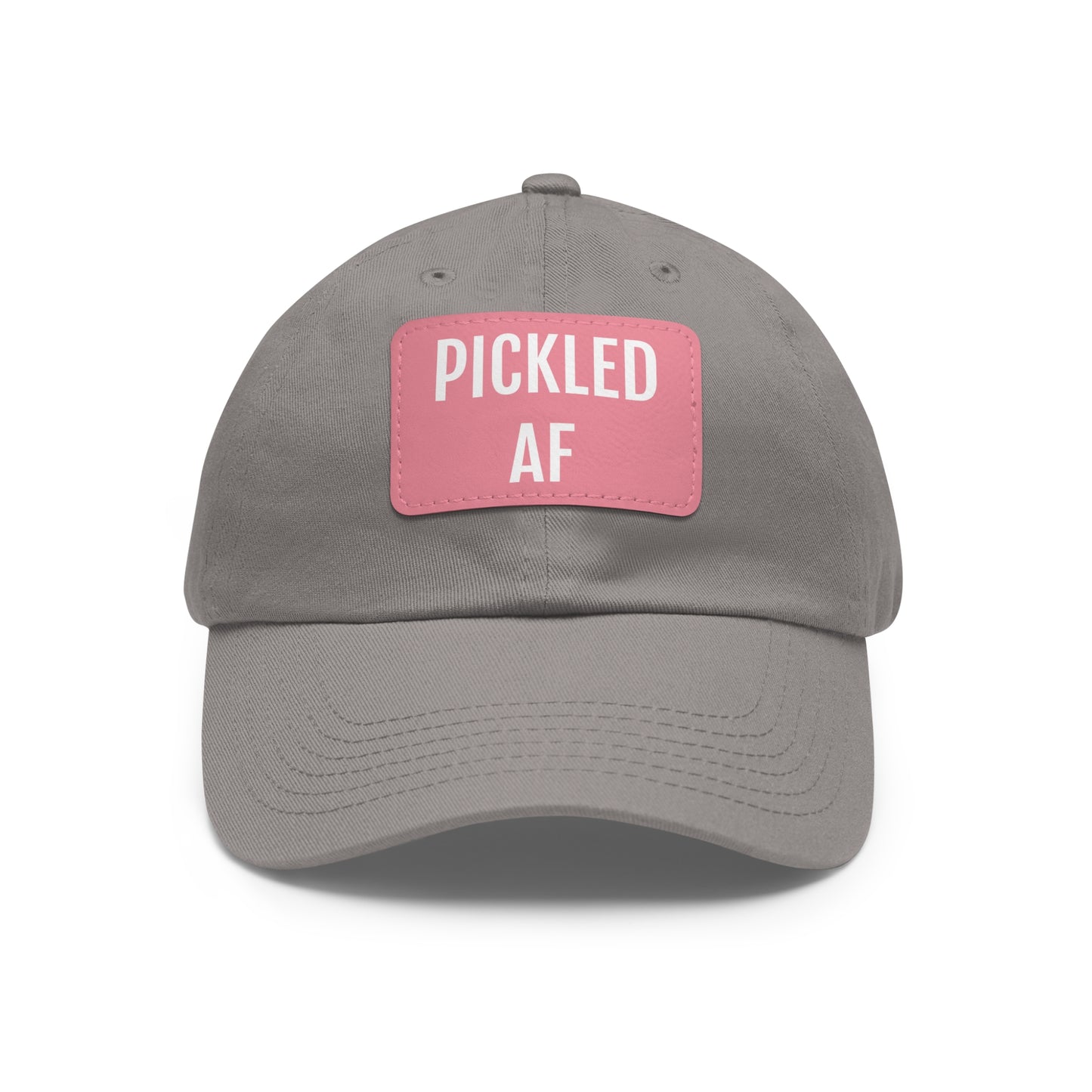 Pickled AF Hat with Leather Patch