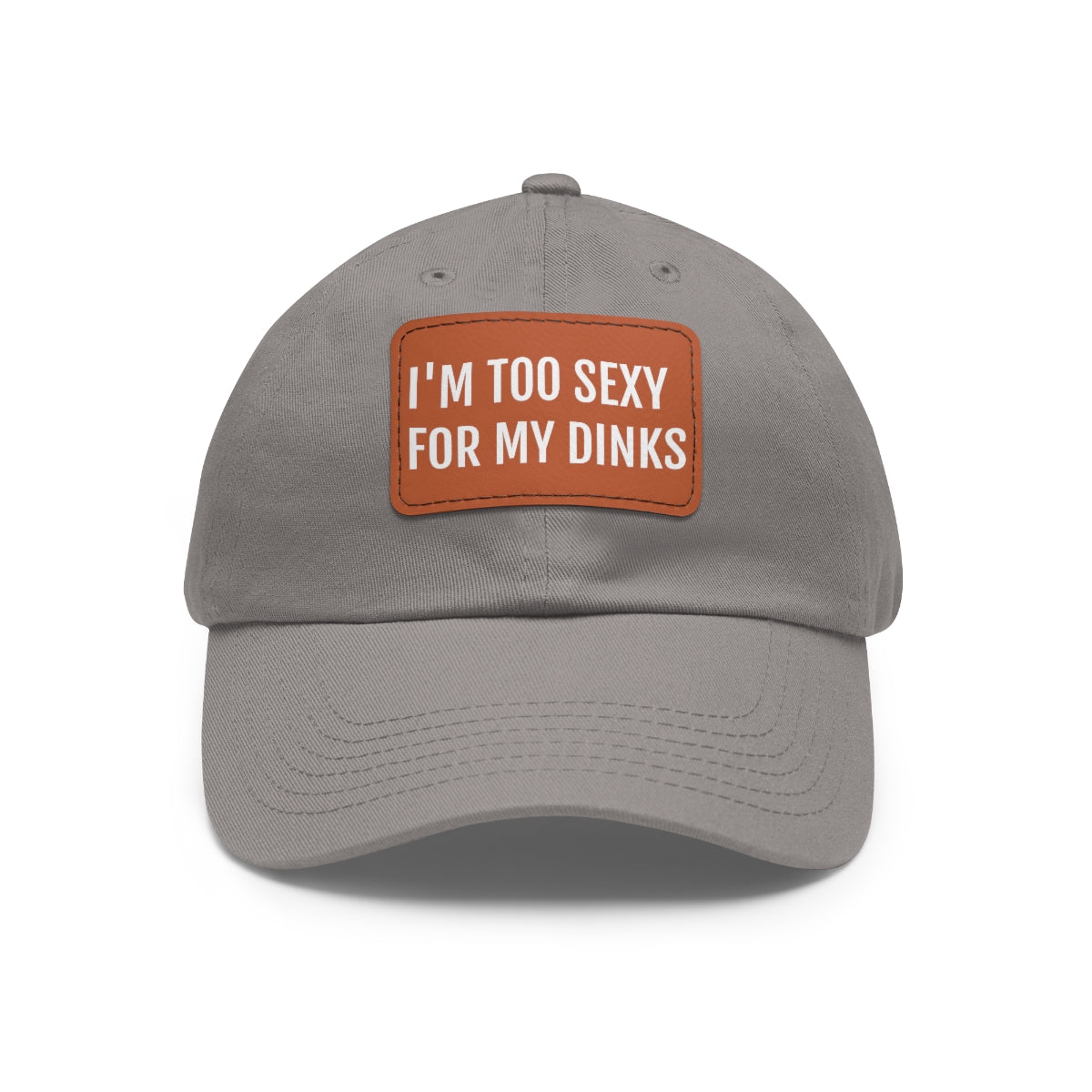 I'm Too Sexy Hat with Leather Patch