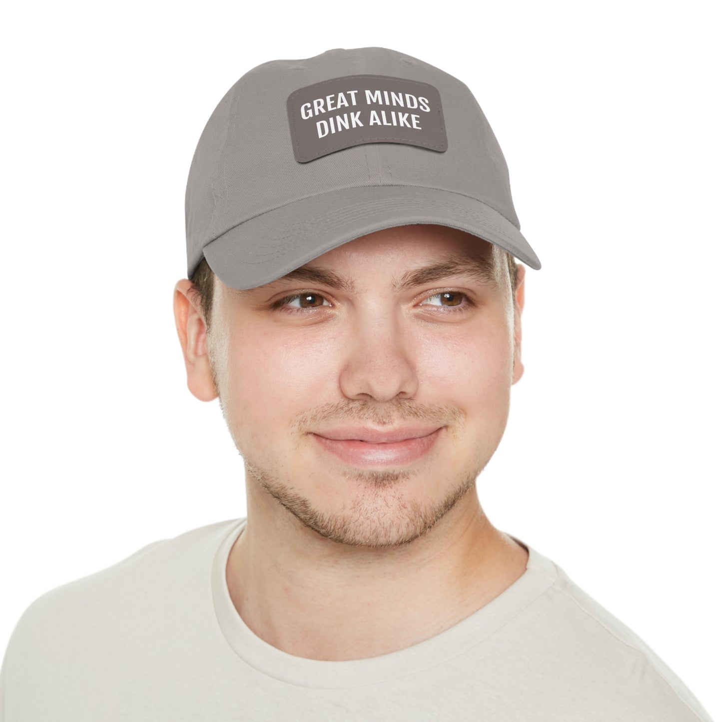 Great Minds Dink Alike Hat with Leather Patch