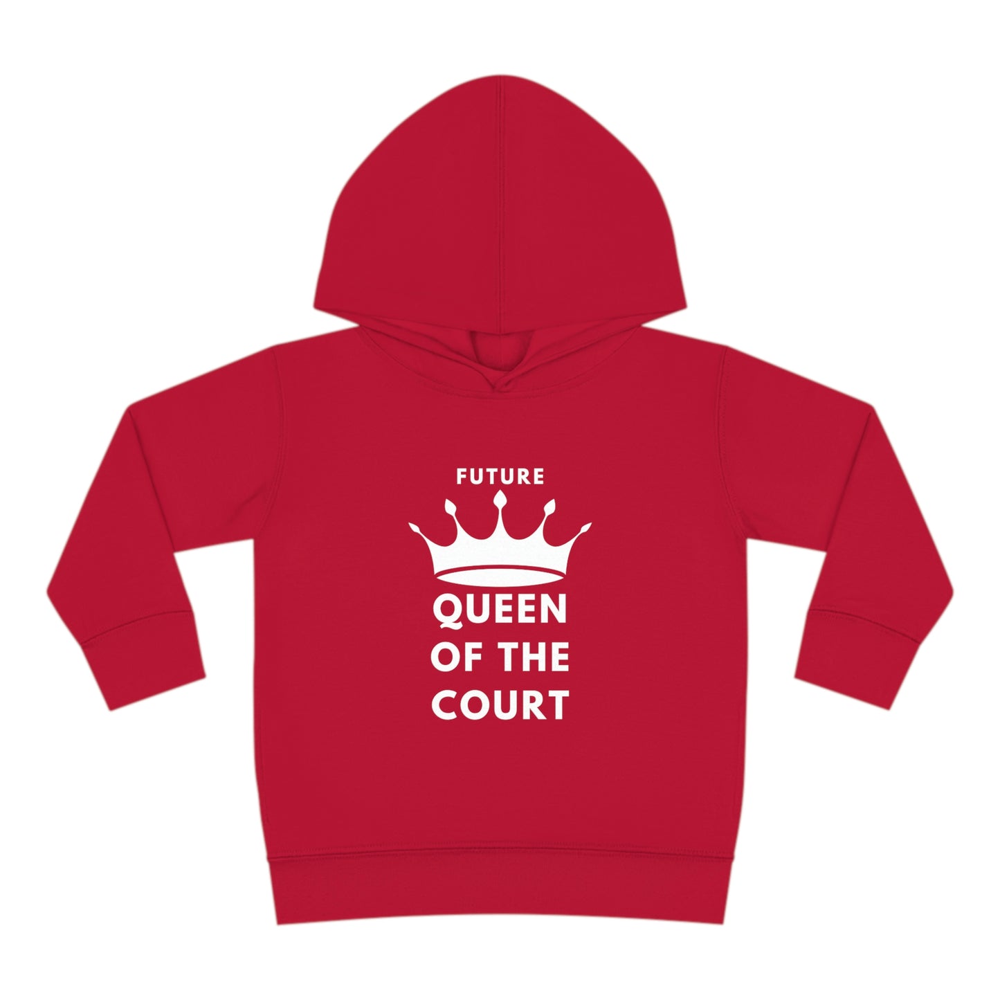 Queen of the Court Toddler Pullover Fleece Hoodie