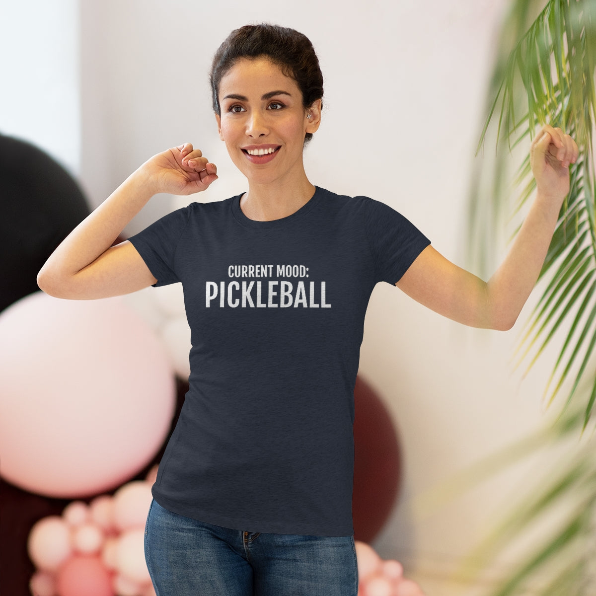 Current Mood: Pickleball Women's Triblend Tee