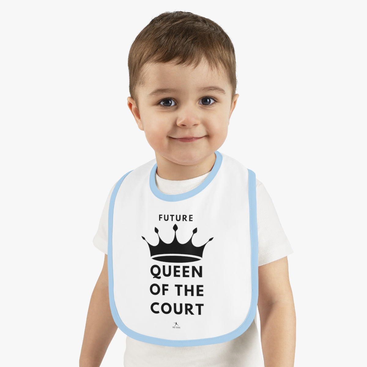 Queen of the Court Baby Bib