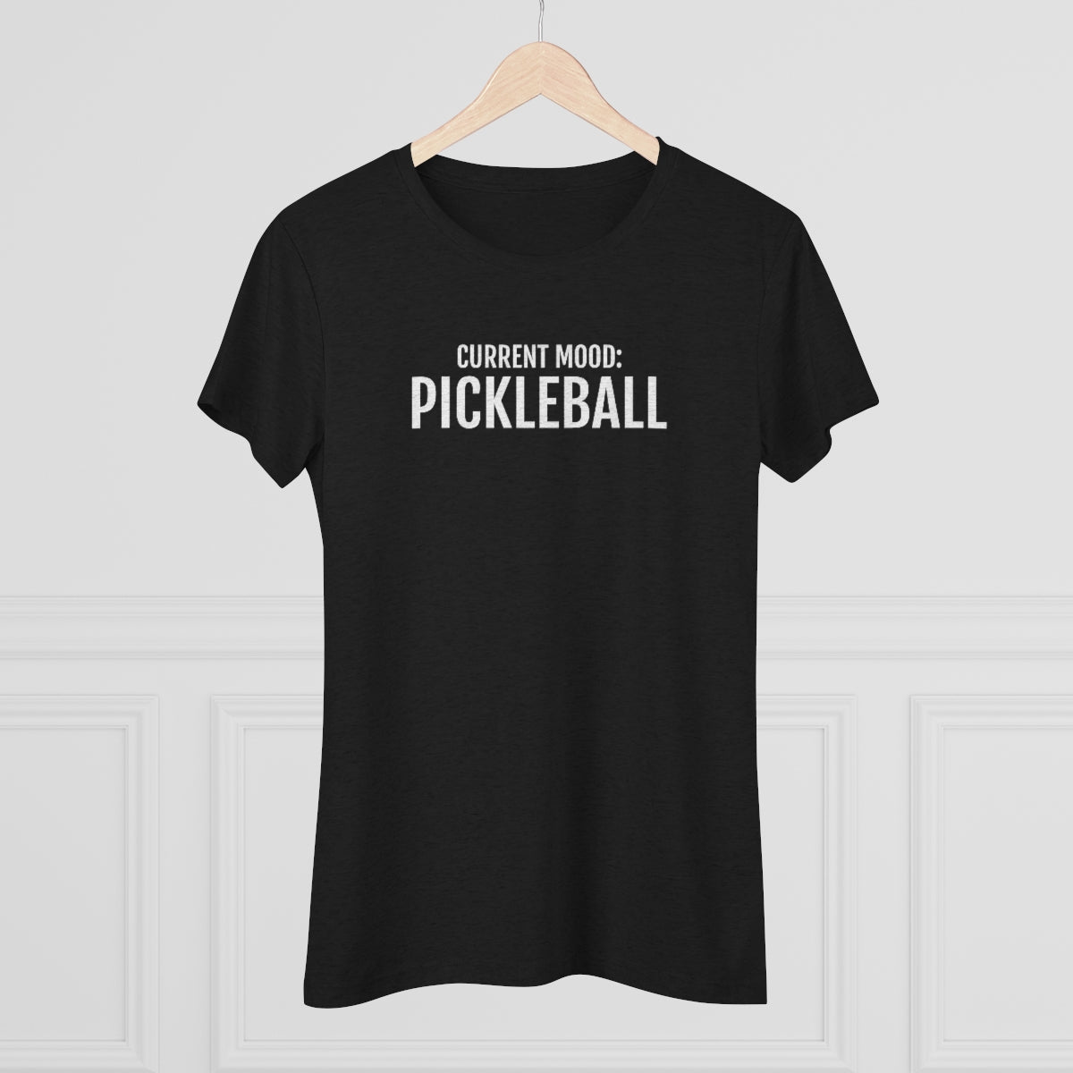 Current Mood: Pickleball Women's Triblend Tee