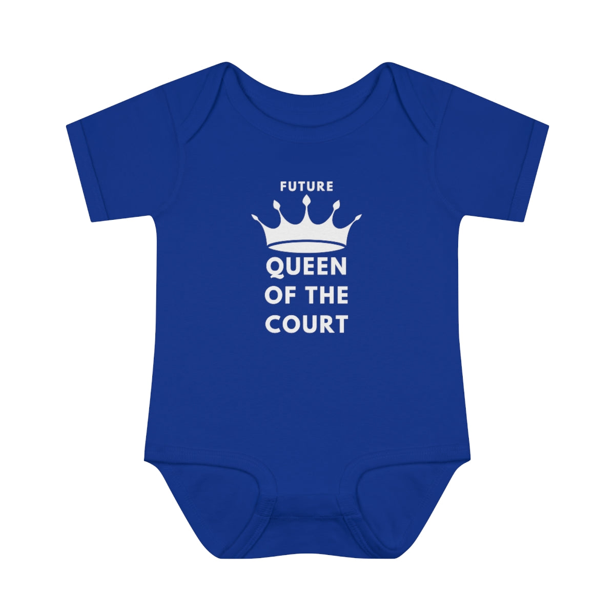 Queen of the Court Infant Baby Rib Bodysuit