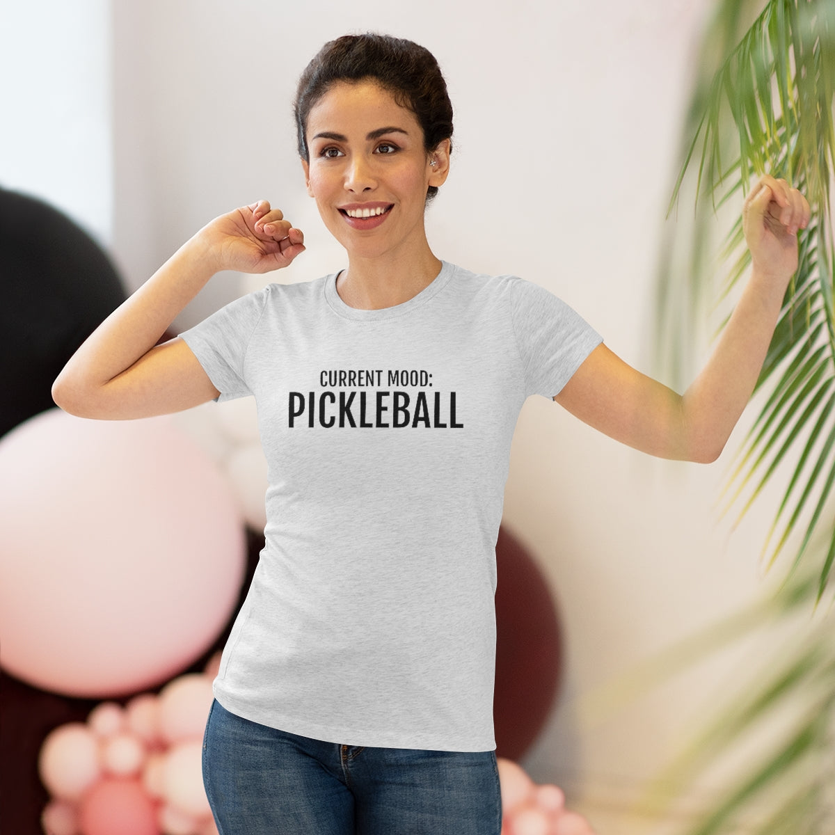 Current Mood: Pickleball Women's Triblend Tee