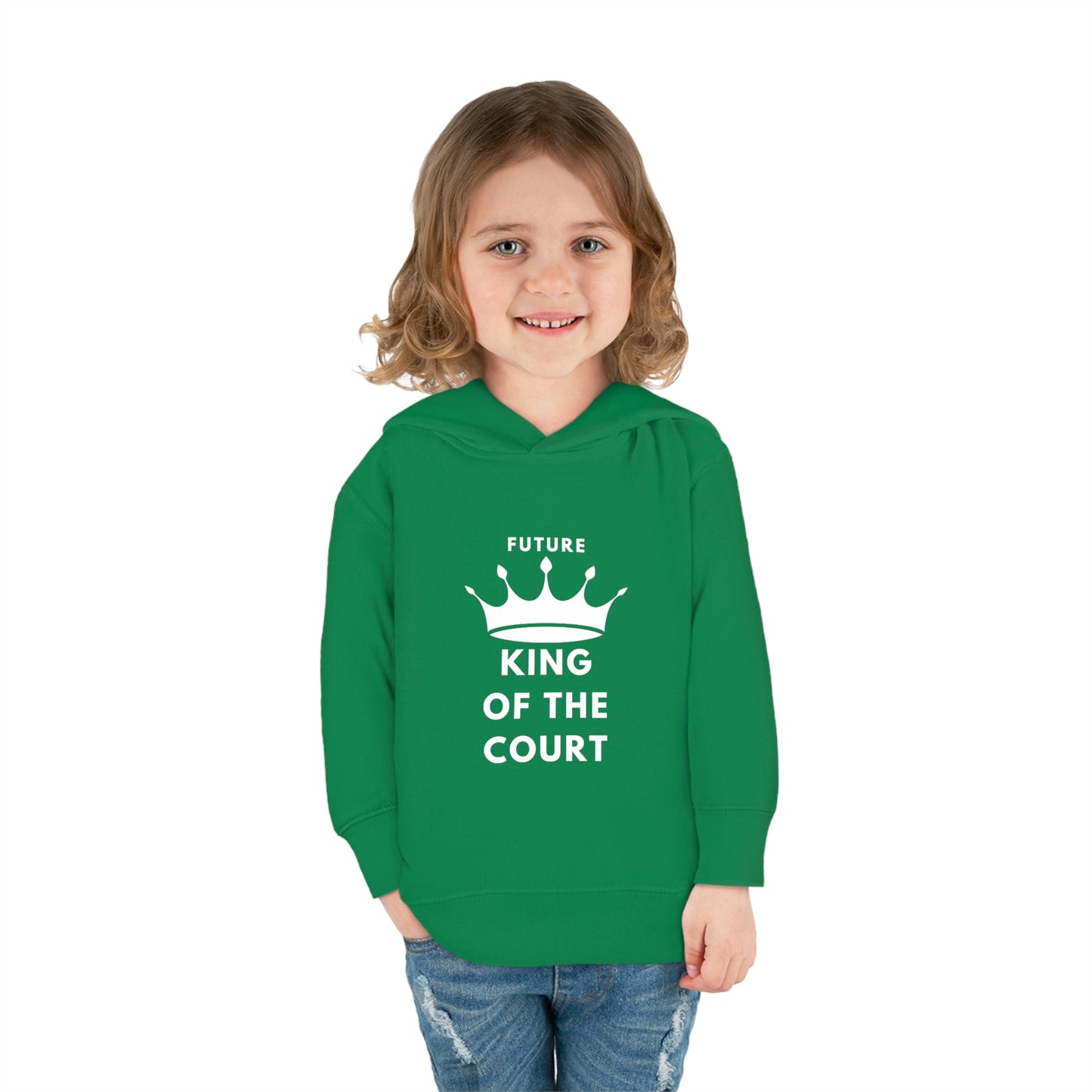 King of the Court Toddler Pullover Fleece Hoodie