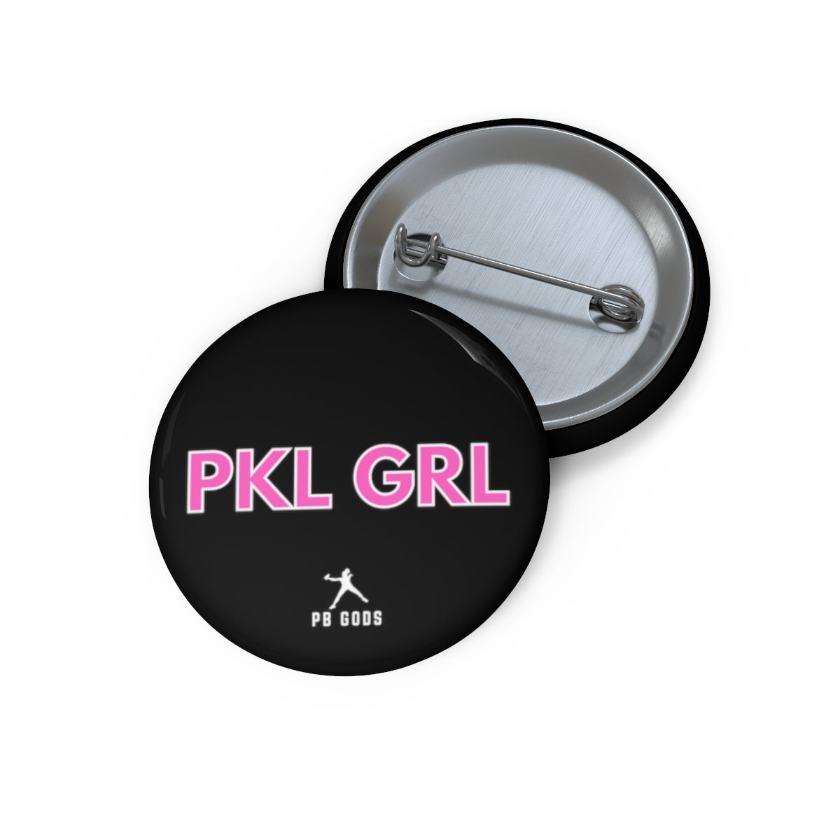 PKL GIRL Pin Button (Black/Pink)