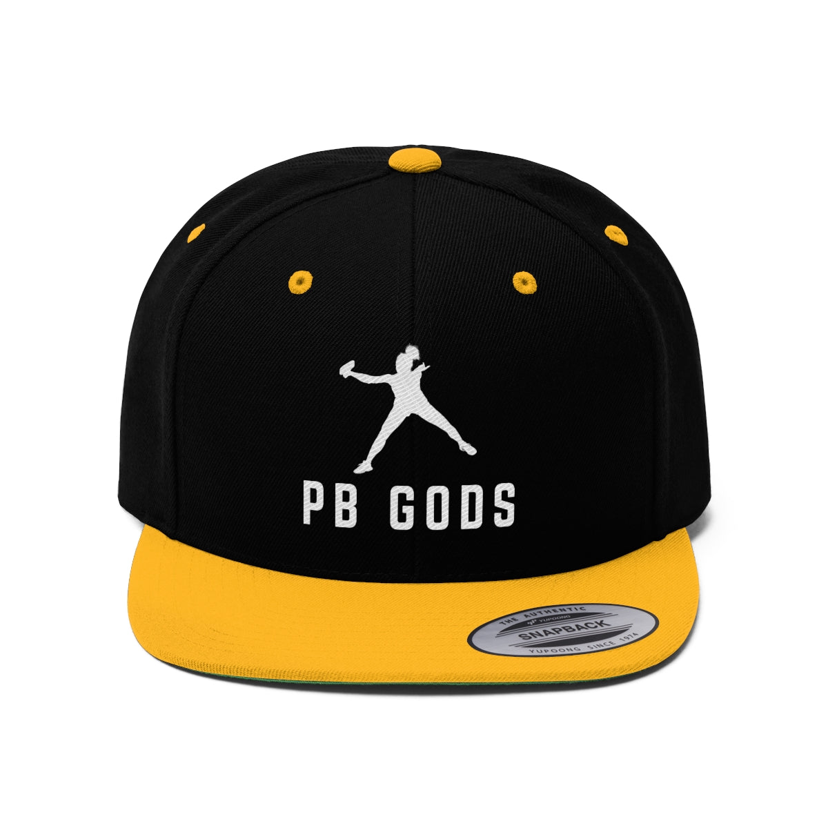 PB Gods Flat Brim Snapback Hat