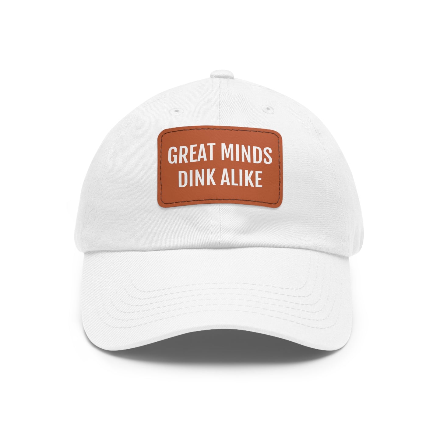 Great Minds Dink Alike Hat with Leather Patch