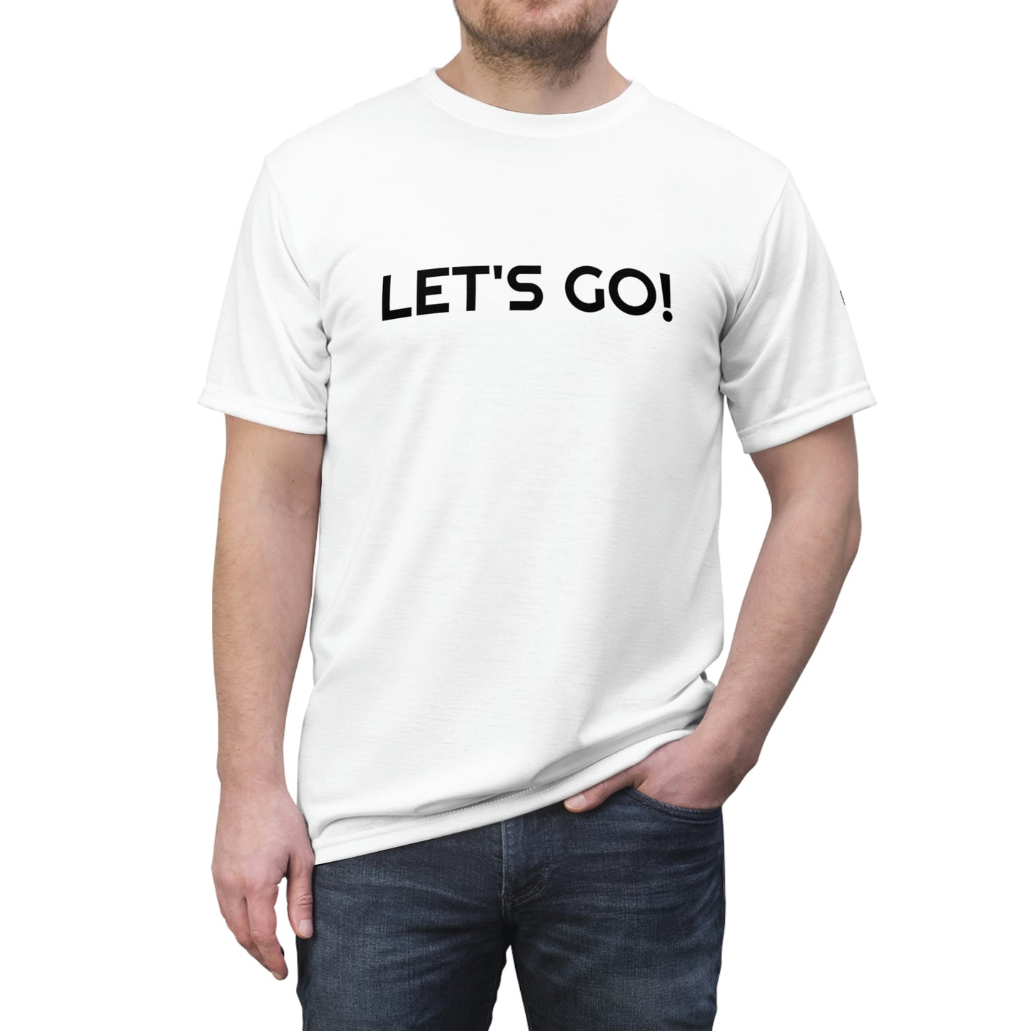 LET'S GO! Multi-lingual Unisex Cut & Sew Tee