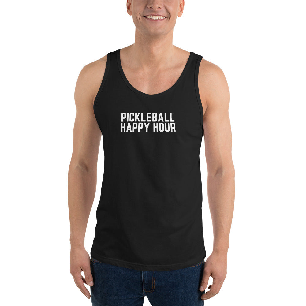 Pickleball Happy Hour Unisex Tank Top