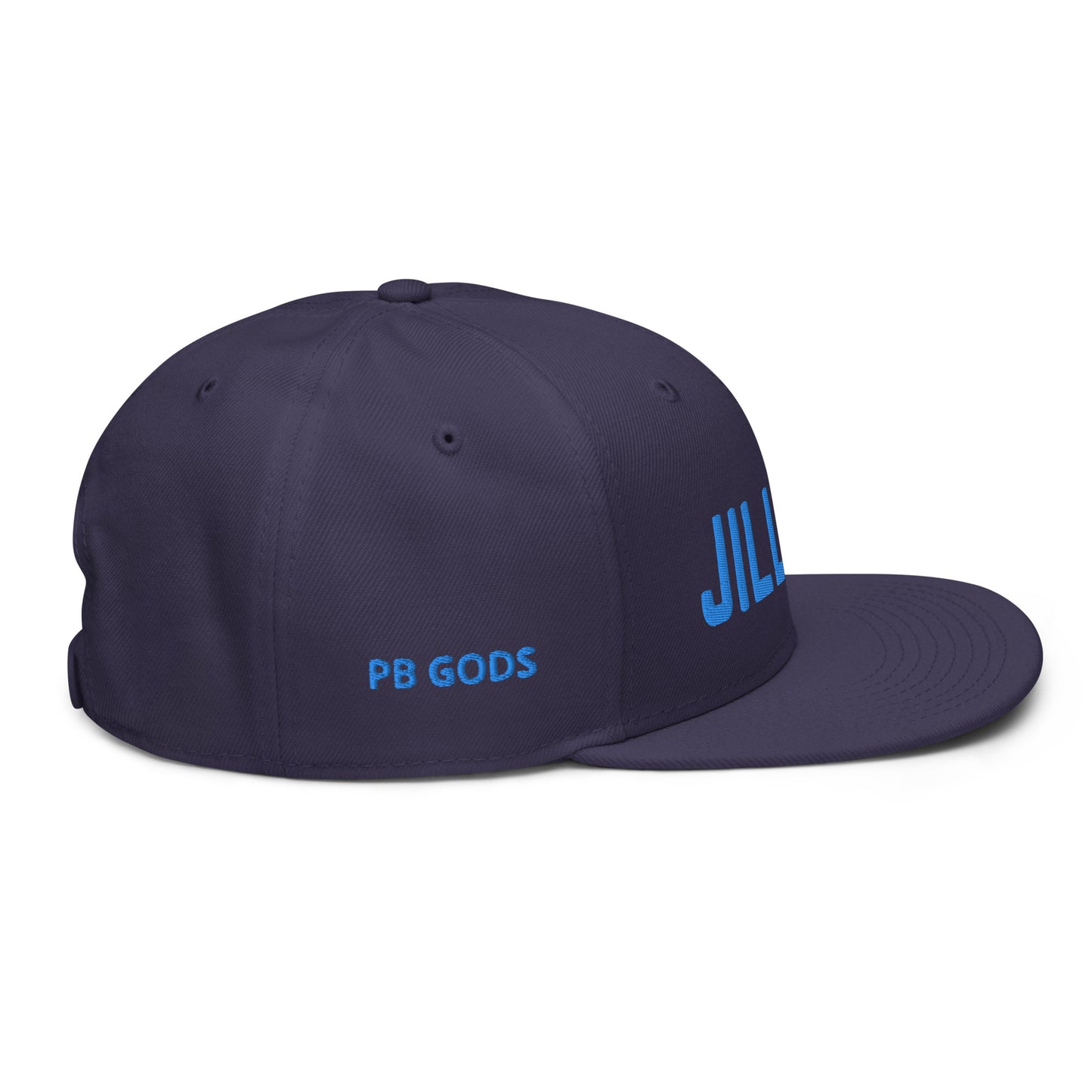 JILLY B Snapback Hat - Electric Blue