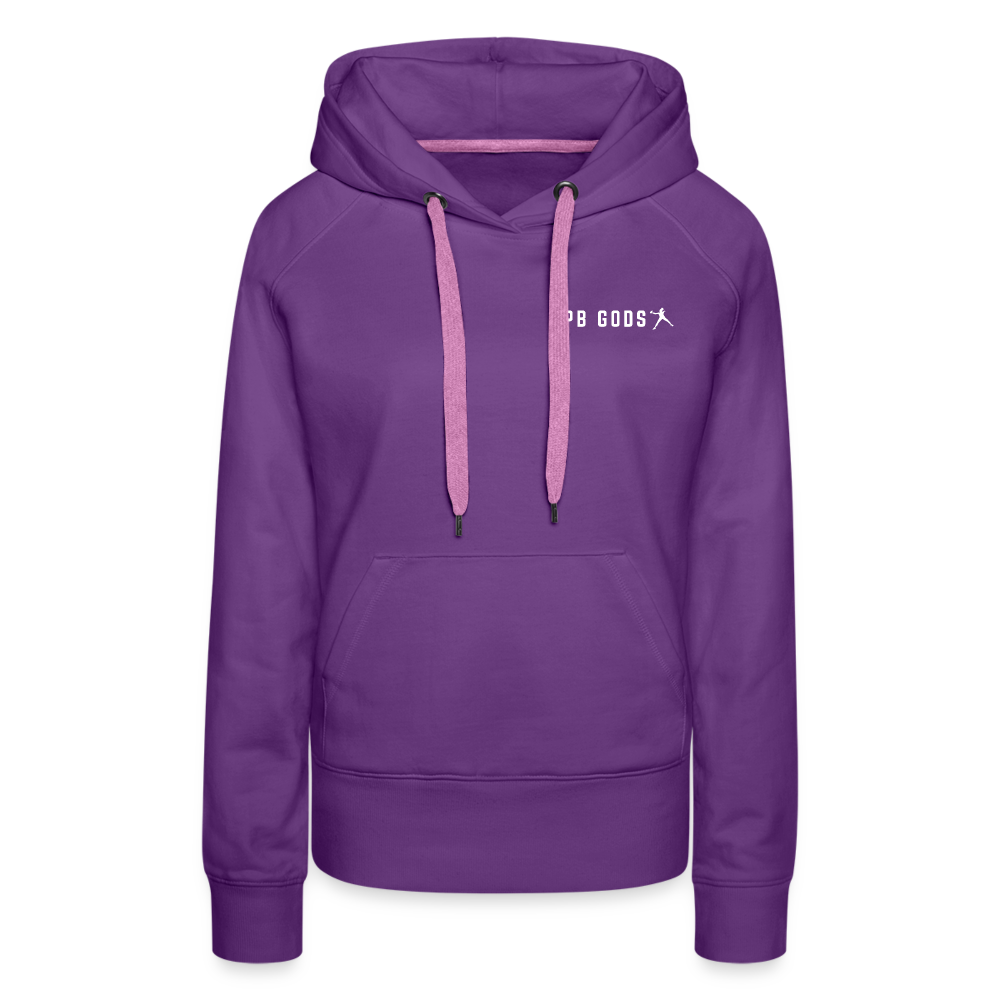 Pickleball Vibes Only Women’s Premium Hoodie - purple 