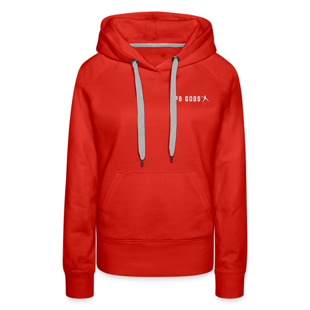 Pickleball Vibes Only Women’s Premium Hoodie - red