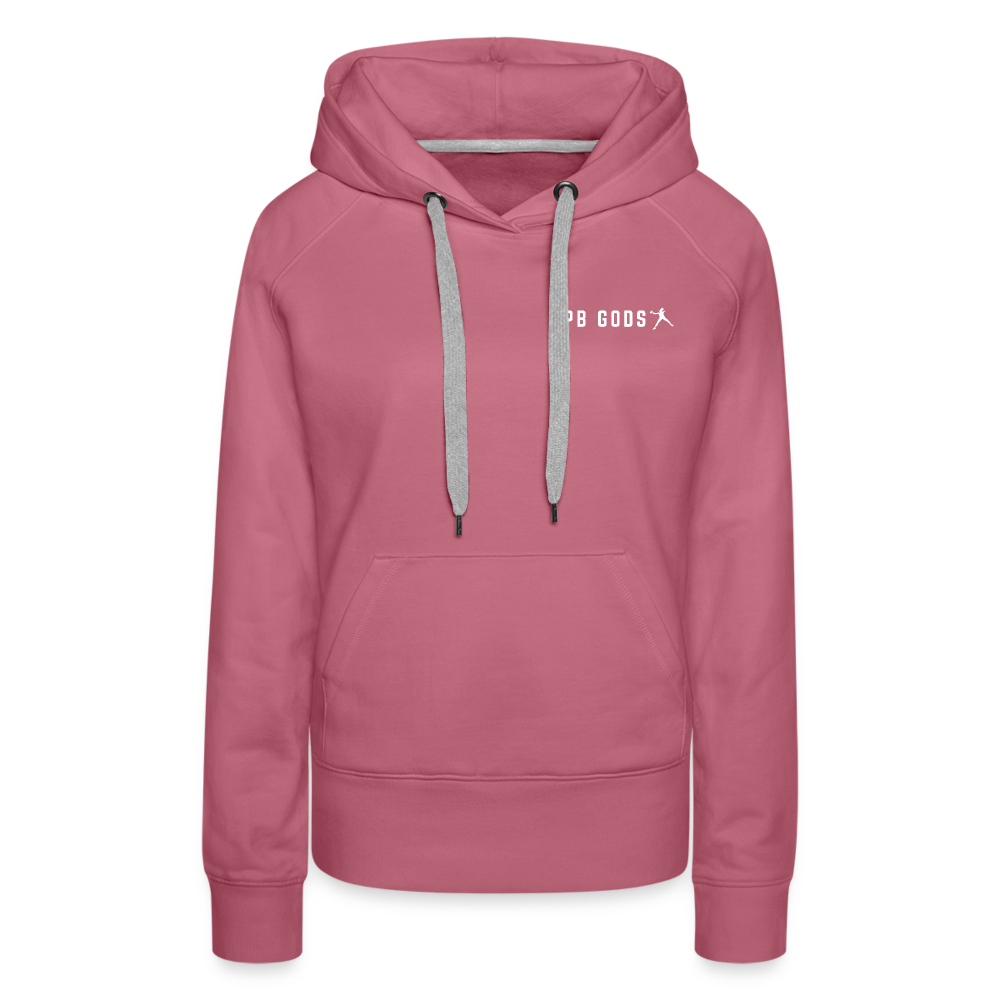 Pickleball Vibes Only Women’s Premium Hoodie - mauve