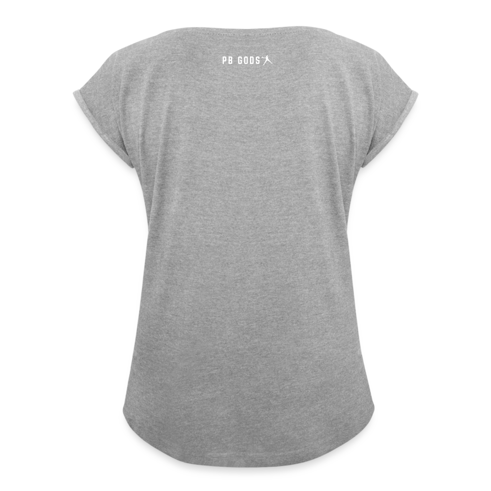 Lobaholic Women's Roll Cuff T-Shirt - heather gray