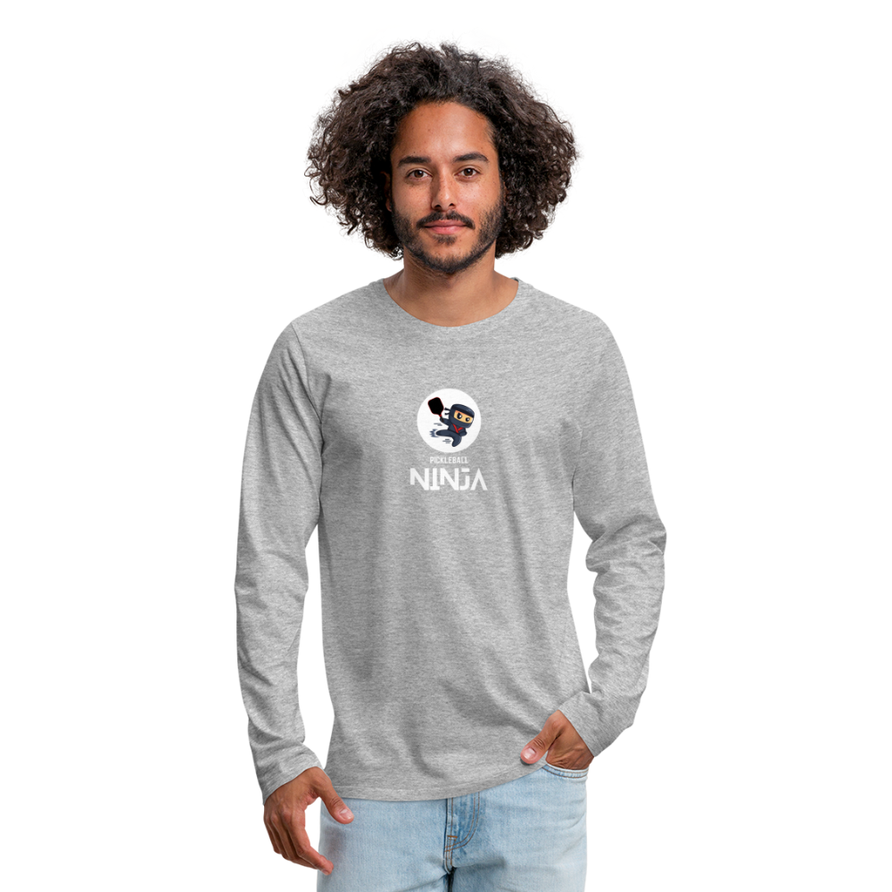 Men's Premium Long Sleeve T-Shirt - heather gray