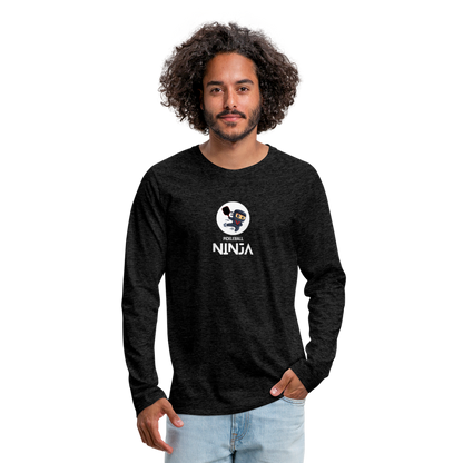 Men's Premium Long Sleeve T-Shirt - charcoal grey